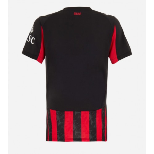 AC Milan Replika Hjemmebanetrøje Dame 2025-26 Kortærmet AC Milan Replika Hjemmebanetrøje Dame 2025-26 Kortærmet